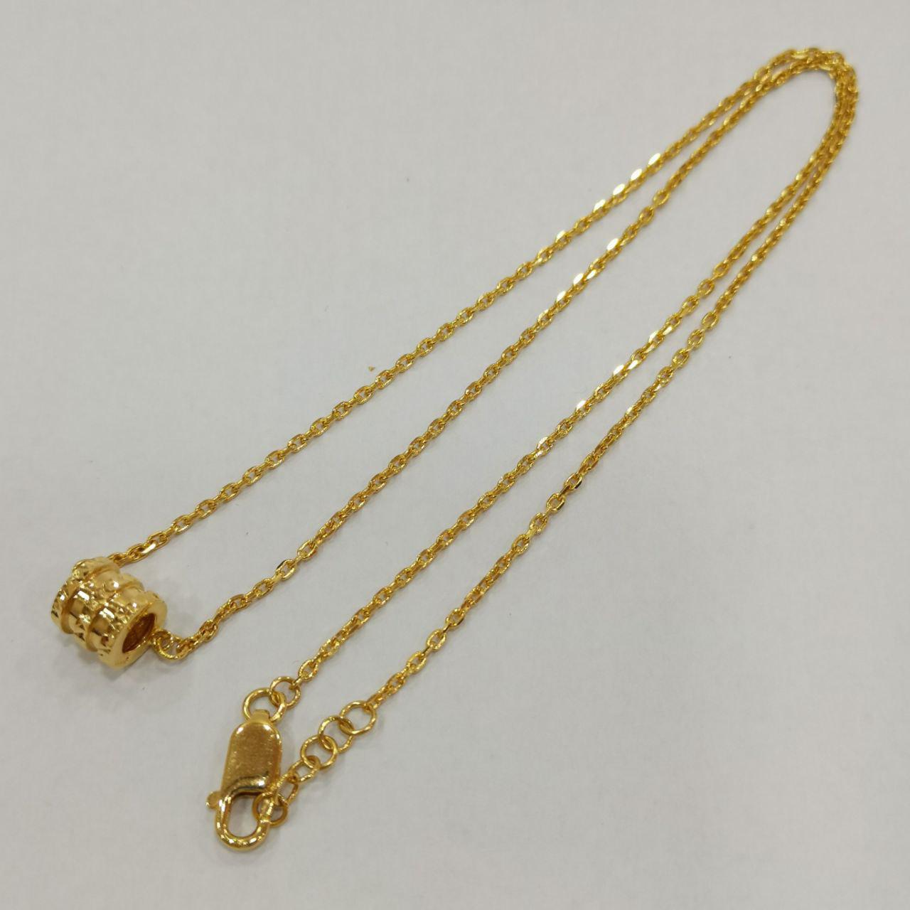 916 / 22K Gold B design Skirt Necklace-916 gold-Best Gold Shop